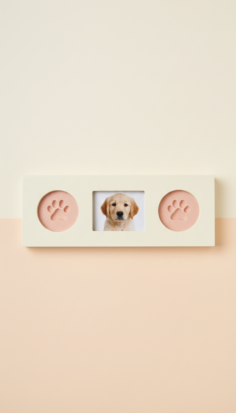 Pet Paw Print Keepsake Frame