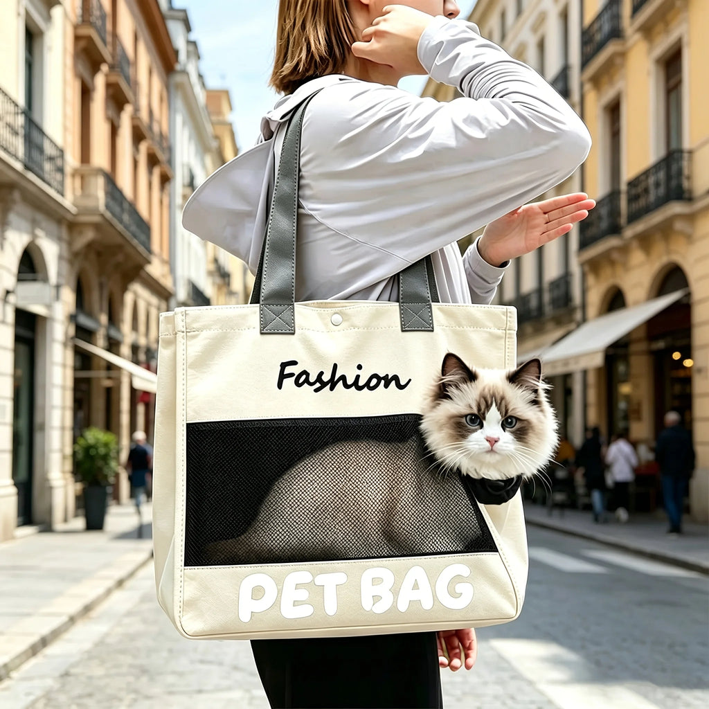 Pet Cat Carrier Bag Outdoor Travel Backpack for Cats Small Dogs Breathable Cat Carrying Bag Pet Supplies Outdoor Travel Camping