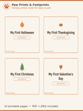 Holiday Photo Cards — Baby & Pet (10 Printable Cards)